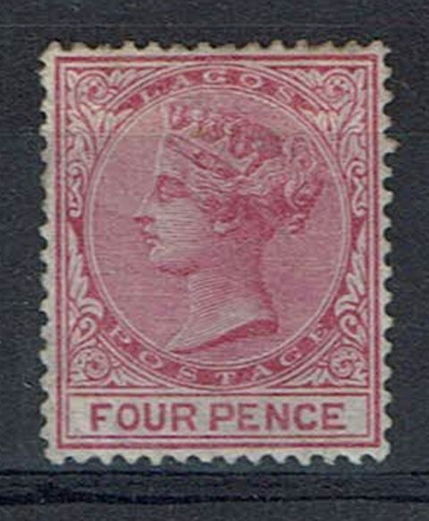 Image of Nigeria & Territories ~ Lagos SG 14a LMM British Commonwealth Stamp